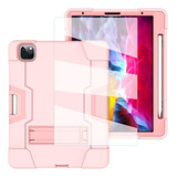 Mica + Funda Para iPad Pro 12.9 3a 4a 5a 6a Rudo Base Nude