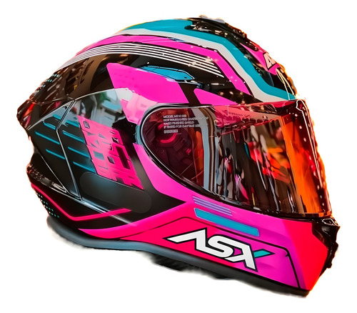 Capacete Axxis Asx Draken Cougar Rosa Pink Mulher Mulheres