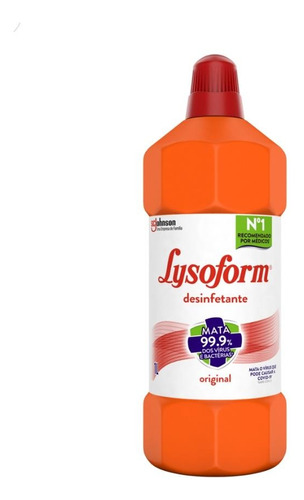 Lysoform Desinfetante Bactericida 1l Original - Kit Com 2