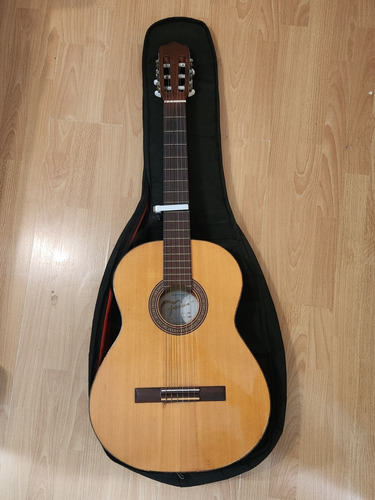 Guitarra Criolla Fonseca 25p Impecable Con Funda Y Afinador 