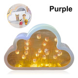 Luz Nocturna Diy Cloud Tulip, Espejos Decorativos Led, Foto