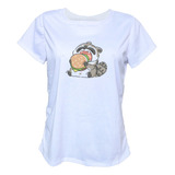 Blusa Playera Mapache Hamburguesa Camiseta Mujer