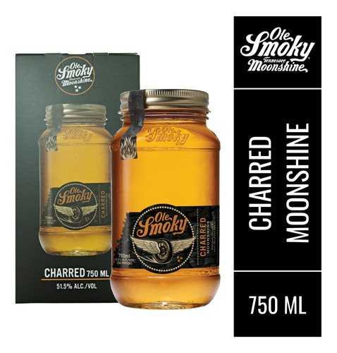 Whisky Ole Smoky Moonshine Charred Con Estuche