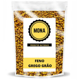 Feno Grego Grãos 1 Kg - Naturais Mona