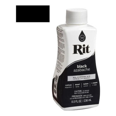 Rit Liquido Teñir Rejuvenece Tela Tinte Ropa Negro Black | Meses sin interés