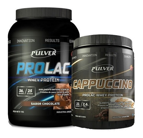 Prolac 1kg + Capuccino 500gr Pulver Oferta Proteina Sin Tacc