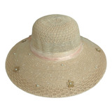 Sombrero De Playa Con Cintillo  Para Mujer 