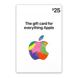 Tarjeta Gift Card Apple / Itunes 25 Usd ¡entrega Rápida!