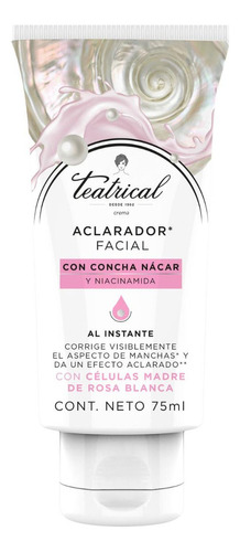 Teatrical Crema Facial Aclaradora Concha Nacar 75 Ml