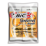 Aparelho Barbear Bic Sensitive C/56 Leve 7 Pague 5 Descartáv