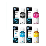 Kit 4 Garrafa  De Tinta Hp Gt51 Gt52 Deskjet  Gt5810, Gt5820