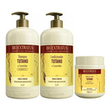 Kit Tutano Shampoo + Condicionador Lt + Banho De Creme 500g