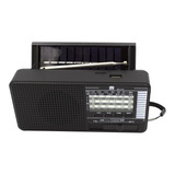 Bocina Lampara Portatil Carga Panel Solar Bluetooth Radio