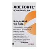 Adeforte Solução Oral Com 1 Ampola De 3ml Original