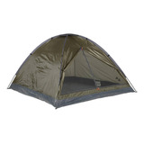 Carpa Iglú Verde Para 4 Personas Domepack