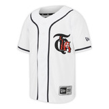 Camisola New Era Lmb Tigres De Quintana Roo Local Niño Blanc