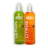 Kit Shampoo Automotivo Citrus 500ml E Lemon 500ml Evox