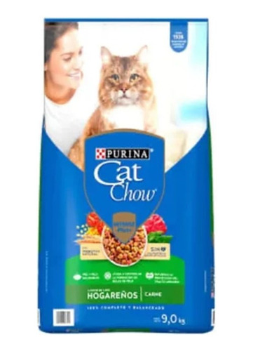 Croqueta Cat Chow Hogareño Para Gato Adulto Bolsa De 9kg