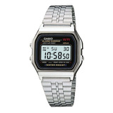 Reloj Para Unisex Casio Vintage Casual A-159wa-1 Plateado