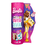 Muñeca Barbie Cutie Reveal Hhg18 Gatito Mattel