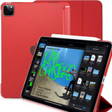 Funda Para iPad Pro 11 (2020) Rojo Portalapiz Plegable