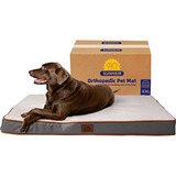 Cama Grande Impermeable Para Perro Xxl, Gris Claro, 44 X32 