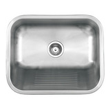 Bacha De Lavadero Acero Inox Mi Pileta 421l 46x37x24 Abajo