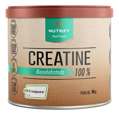 Creatina Creapure Alemã Monohidratada 100% 300g - Nutrify