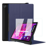 Mica + Funda Smart Para Lenovo Yoga Tab 11 Yt-j706 Azul