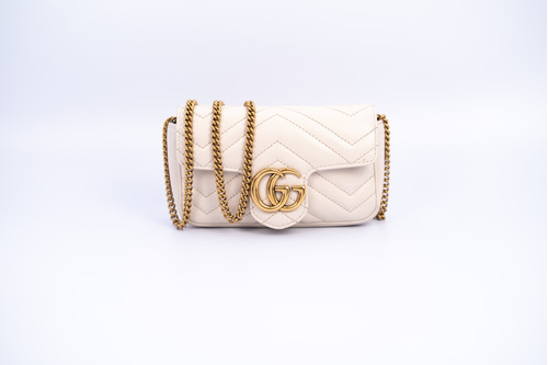 Bolsa Gucci Super Mini Gg Marmont Cert Entrupy