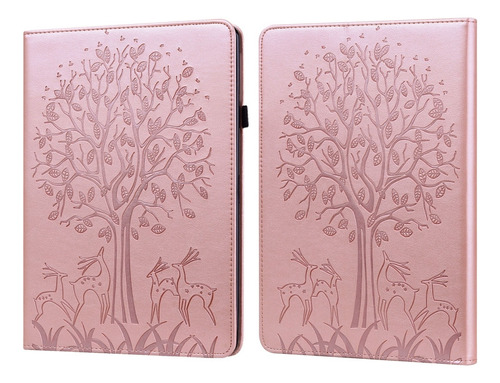 Funda Rosa Con Forma De Árbol Y Ciervo Para Amazon Kindle Pa