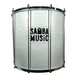 Surdo Surdão Branco Phx Samba Percussão 60x20 