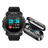 Combo Smartwatch Band Reloj Inteligente Fd68 + Auricular F9