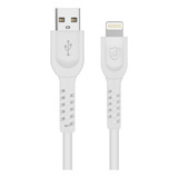 Cabo Dual Shock - Usb A / Lightning - 1,2m - Gshield Cor Branco