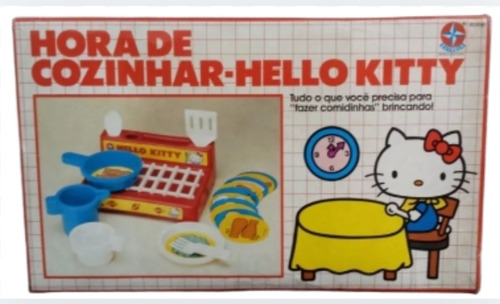 Hello Kitty Hora De Cozinhar 1989 Estrela S/ Uso Na Caixa!