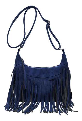 Bolso De Hombro Para Mujer, Monedero Con Flecos, Estilo