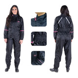 Kit Capa Chuva Piracapas Nylon Feminino Motoqueira Forrada