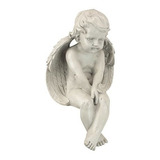 Estatua De Angel De Meditacion Toscano De Diseño
