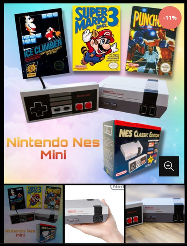 Nintendo Nes Classic Mini Standard Color Gris Y Blanco