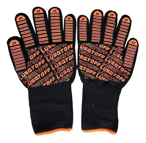 Guantes Resistentes Al Calor Temperatura Largos Lusqtoff 