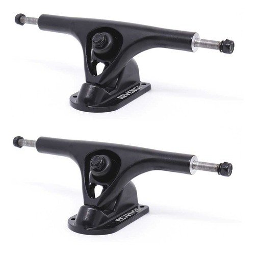 Truck Revenge 180mm Preto Fosco - Skate Longboard