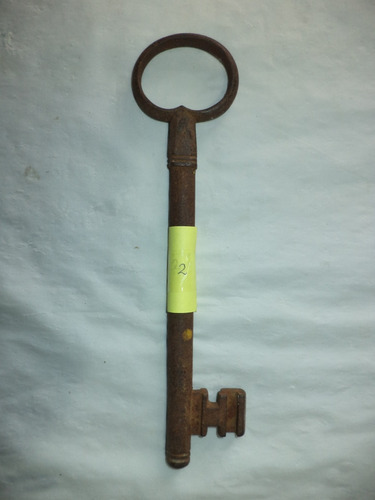 Antigua Llave De Hierro Para Portón. 20.5 Cm. 2