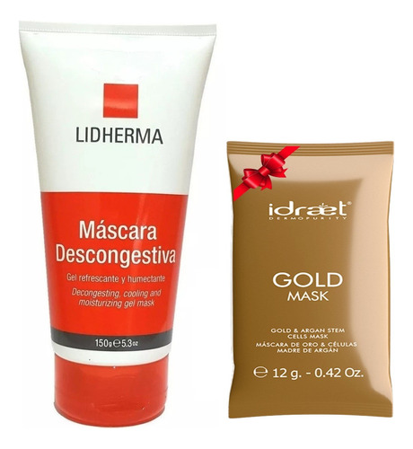 Lidherma Mascara Gel Descongestiva Refrescante Pomo + Regalo