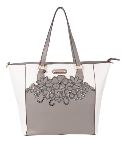 Bolsa Tote Nicole Lee Con Corte Laser Y Bordado Ss22