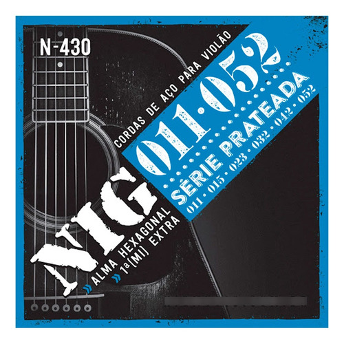 Cuerdas Guitarra Acustica Nig N430