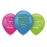 Pack 12 Globos De Cumpleaños Latex Minecraft 