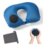 Cuello Inflable Para Viaje Almohada De U Camping Portátil