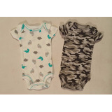 Combo De 2 Bodys Ropa Bebe Prematuro Carters Importados 