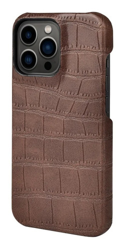 Funda Estilo Cocodrilo Para iPhone De Piel De Calidad