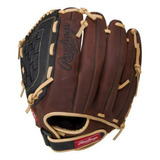 Guante Rawlings Beisbol Softbal 12.5 Piel Lanzador Derecho Color Marrón Oscuro Talla M